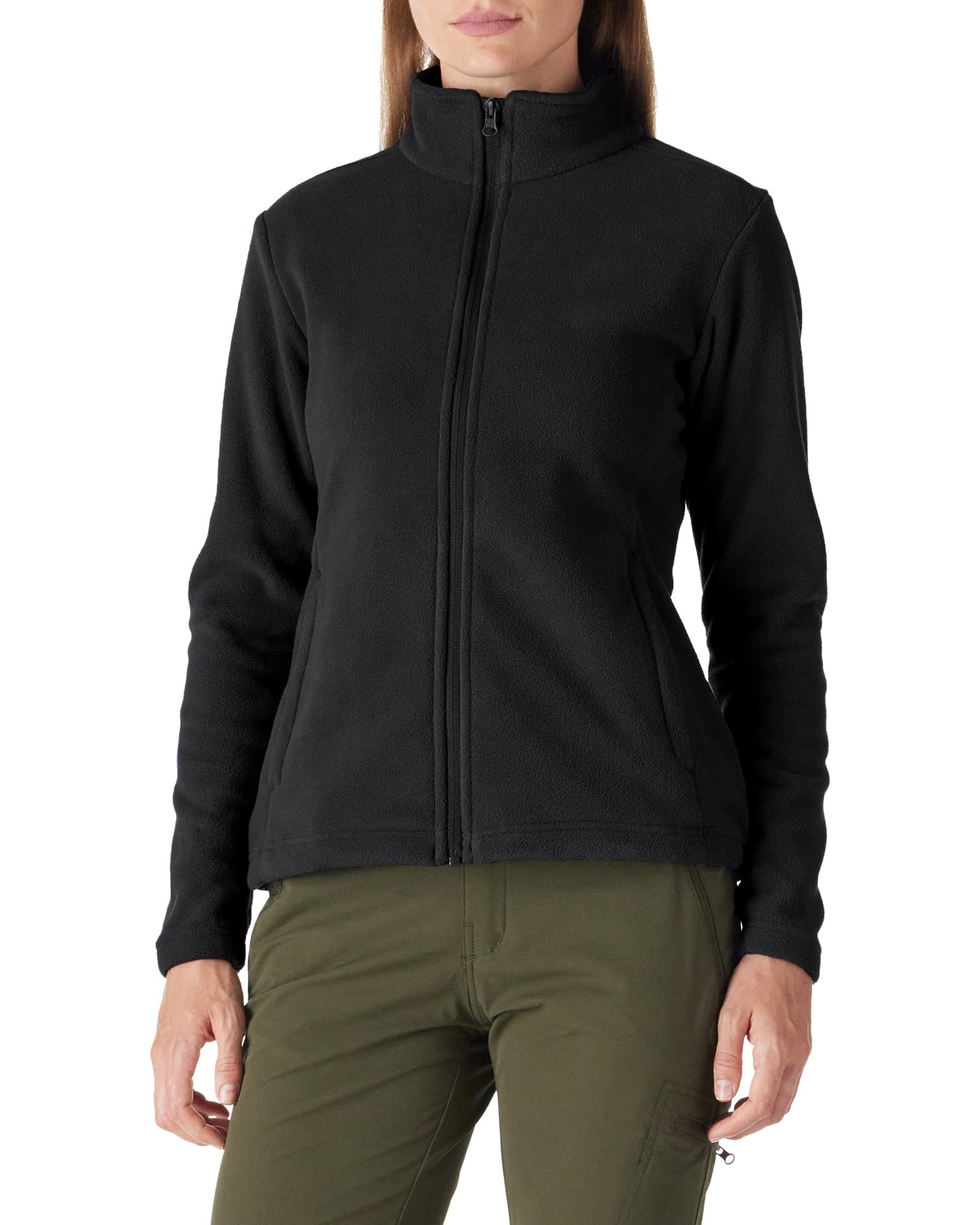 71QrbslCU6L_7176e08e-245c-4740-8a8a-62585dd2ebac Outdoor Ventures Womens Fleece Jackets Ladies 220G Lightweight Warm Coat - Image 1